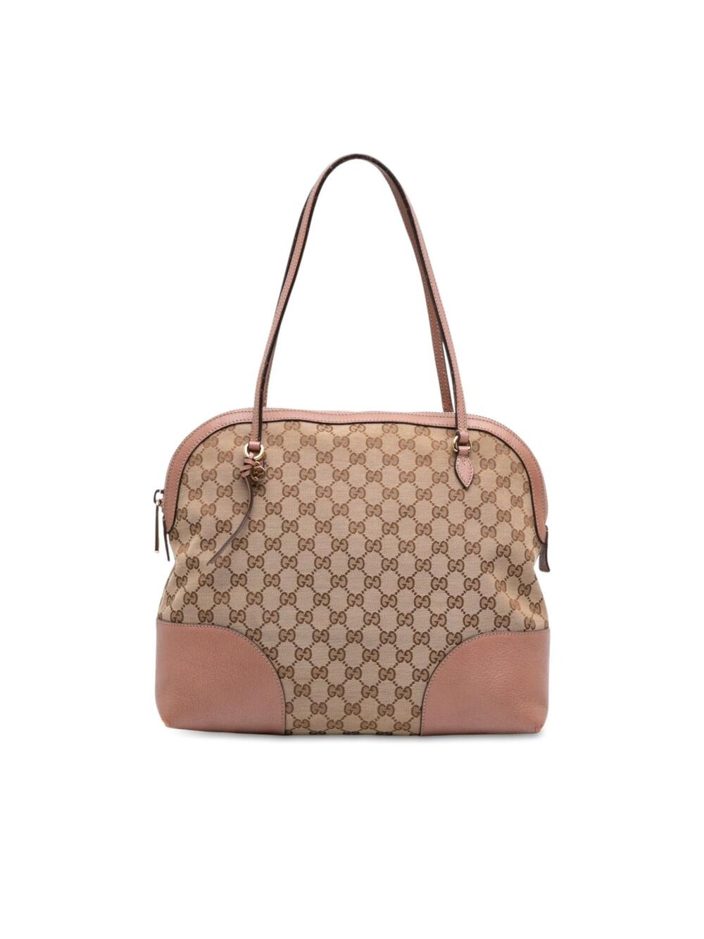 Gucci Medium Gg Canvas Bree Dome Tote #361394G66B